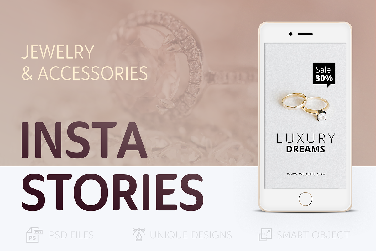 Jewelry & Accessories Instagram in Instagram Templates - product preview 8