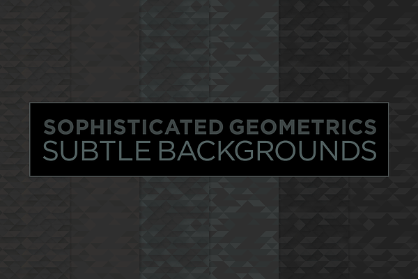 6 Subtle Geometric Backgrounds (b)