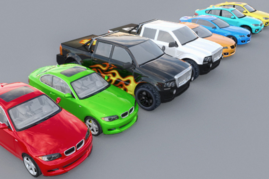 Cars Pack in Vehicles - product preview 1