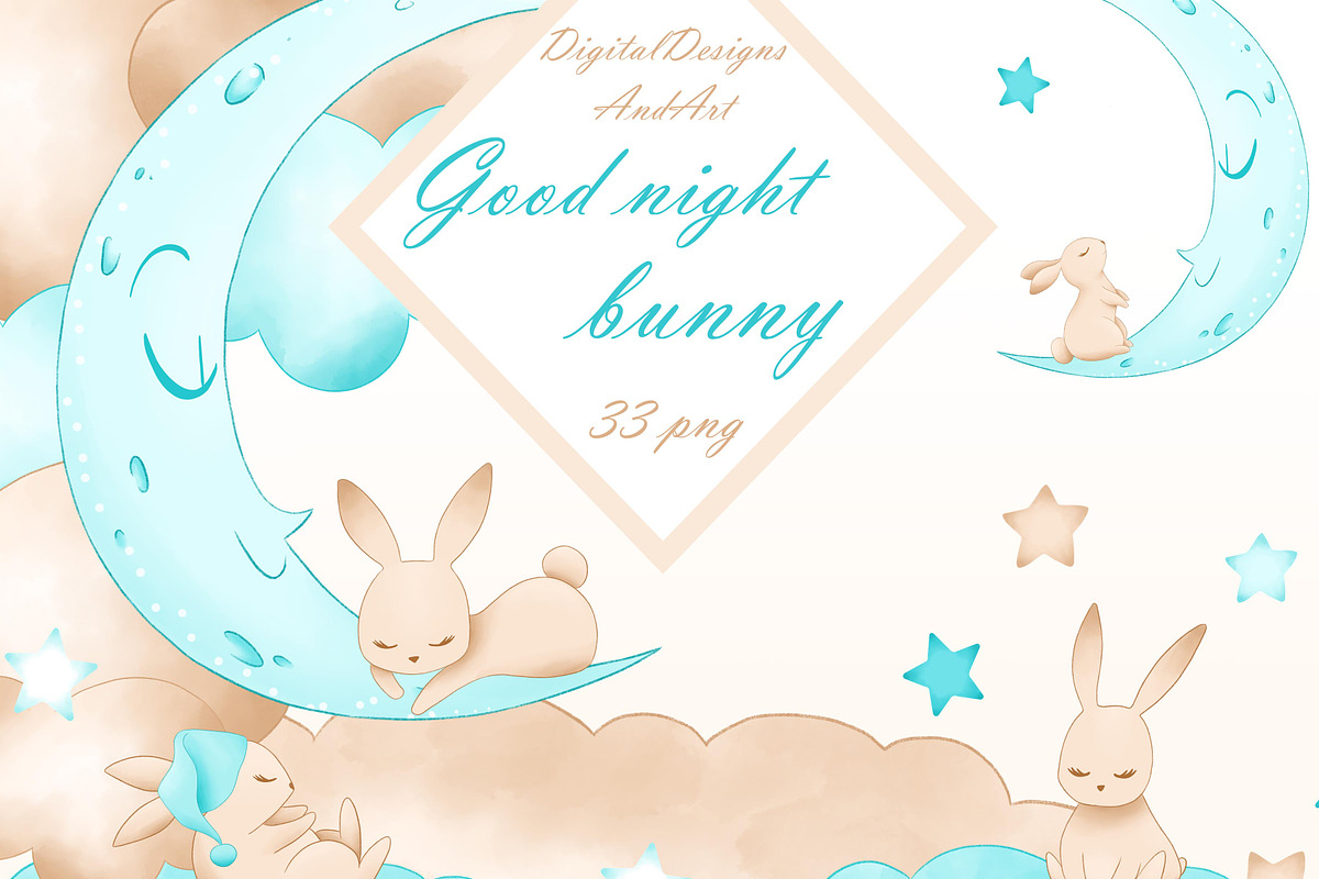 Good nigh bunny in Illustrations - product preview 8