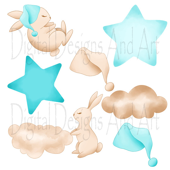 Good nigh bunny in Illustrations - product preview 2