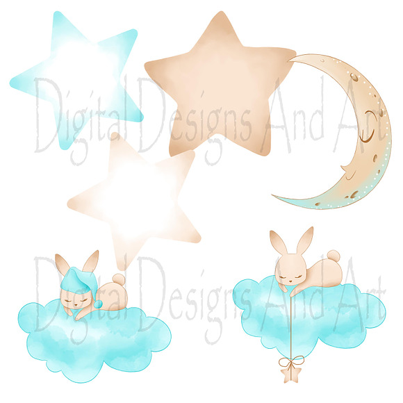 Good nigh bunny in Illustrations - product preview 3