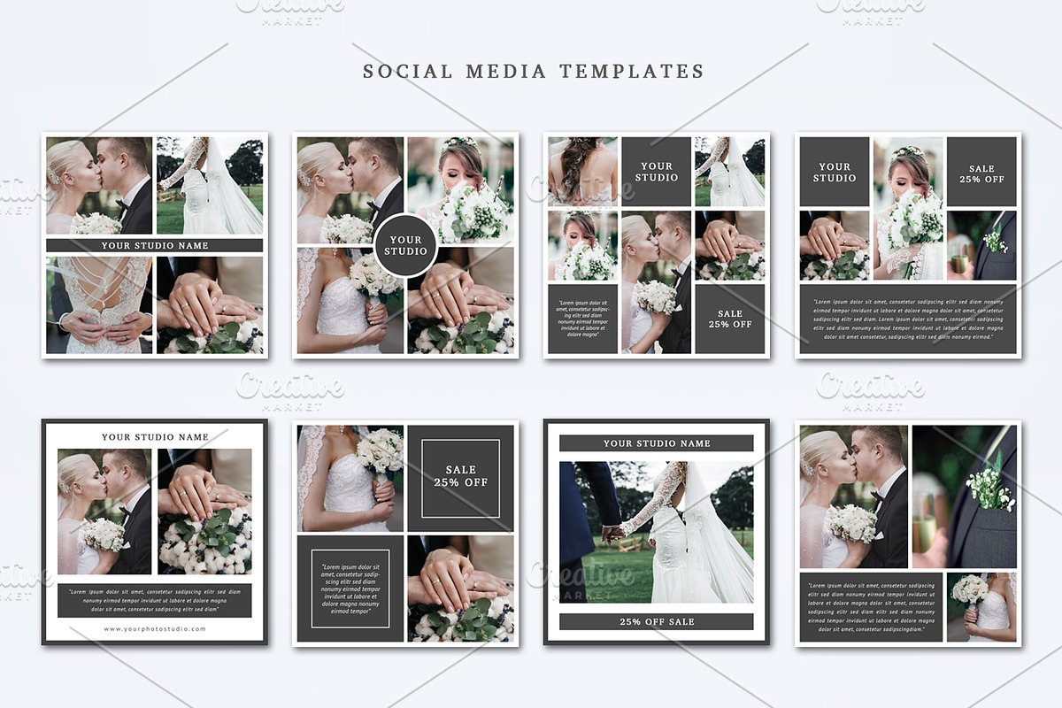 Social Media Templates Set in Instagram Templates - product preview 8