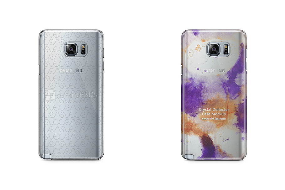 Galaxy Note 5 3d Crystal Case Mockup