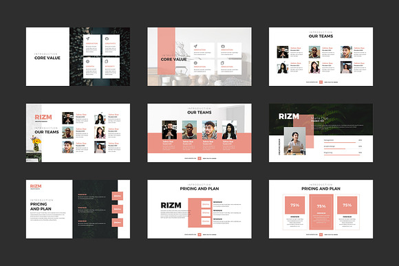 Rizm Powerpoint Presentation in PowerPoint Templates - product preview 2