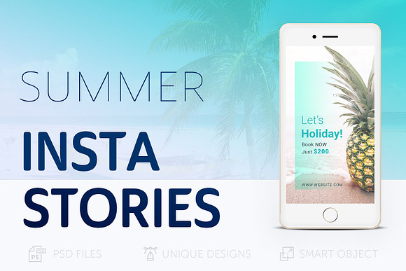 Summer Holidays Instagram Stories in Instagram Templates - product preview 5