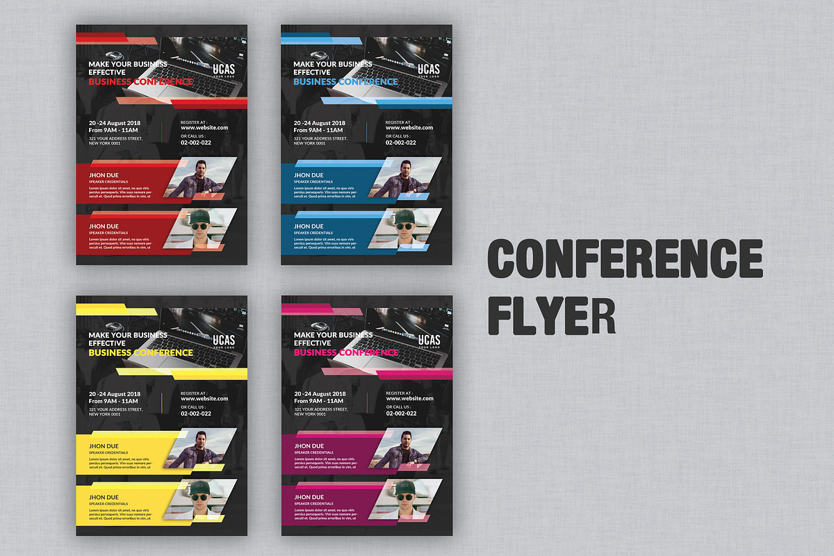 Conference Flyer in Flyer Templates - product preview 8