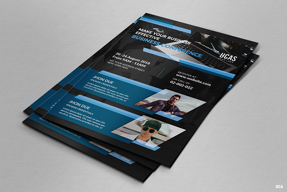 Conference Flyer in Flyer Templates - product preview 3