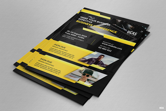 Conference Flyer in Flyer Templates - product preview 4