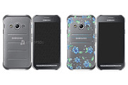 Galaxy X Cover 3 UV TPU Clear Mockup