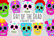 Day of the Dead Clipart Set
