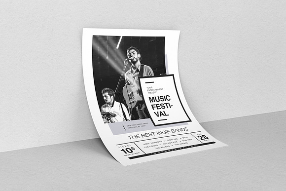 Music festival flyer in Flyer Templates - product preview 1