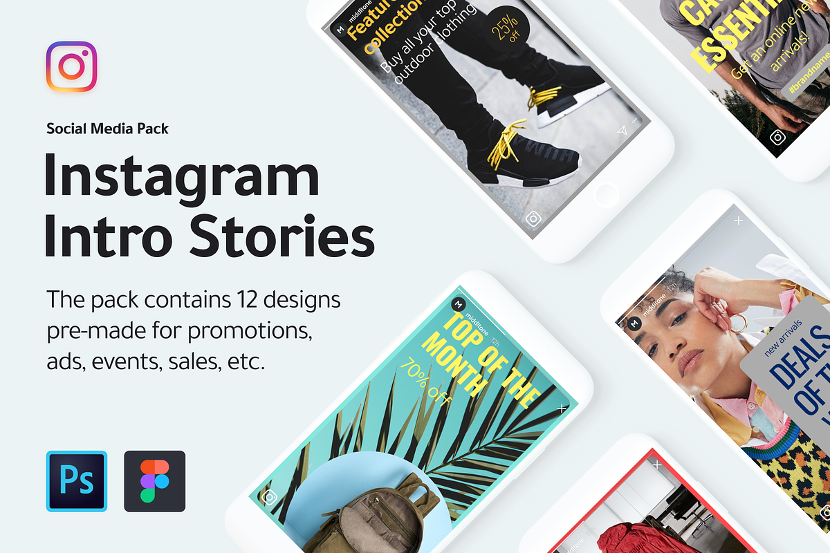Instagram Intro Stories in Instagram Templates - product preview 8
