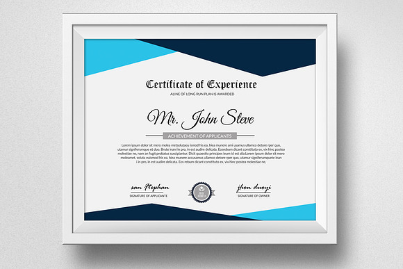 Company Certificate Word File in Stationery Templates - product preview 1