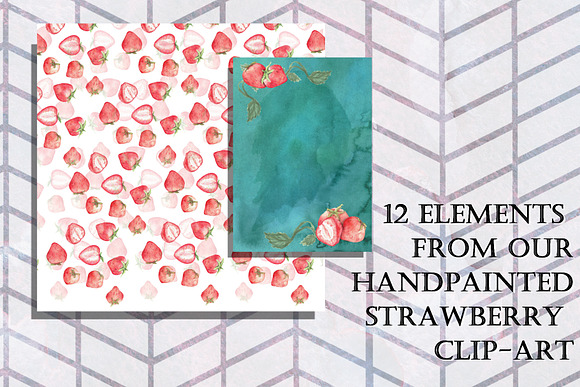 Strawberry Wreaths and More in Illustrations - product preview 2