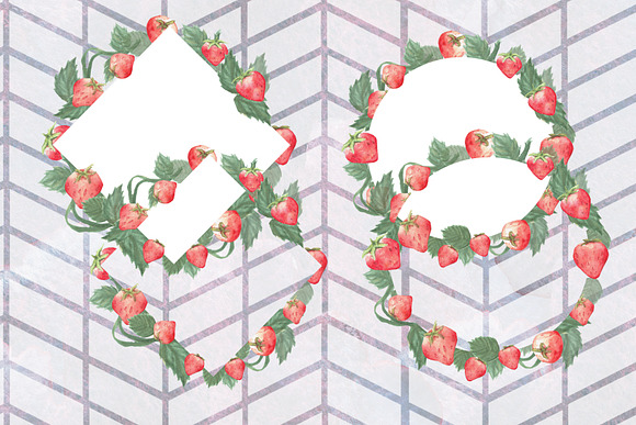 Strawberry Wreaths and More in Illustrations - product preview 4