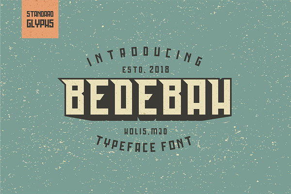 Bedebah Typeface Font