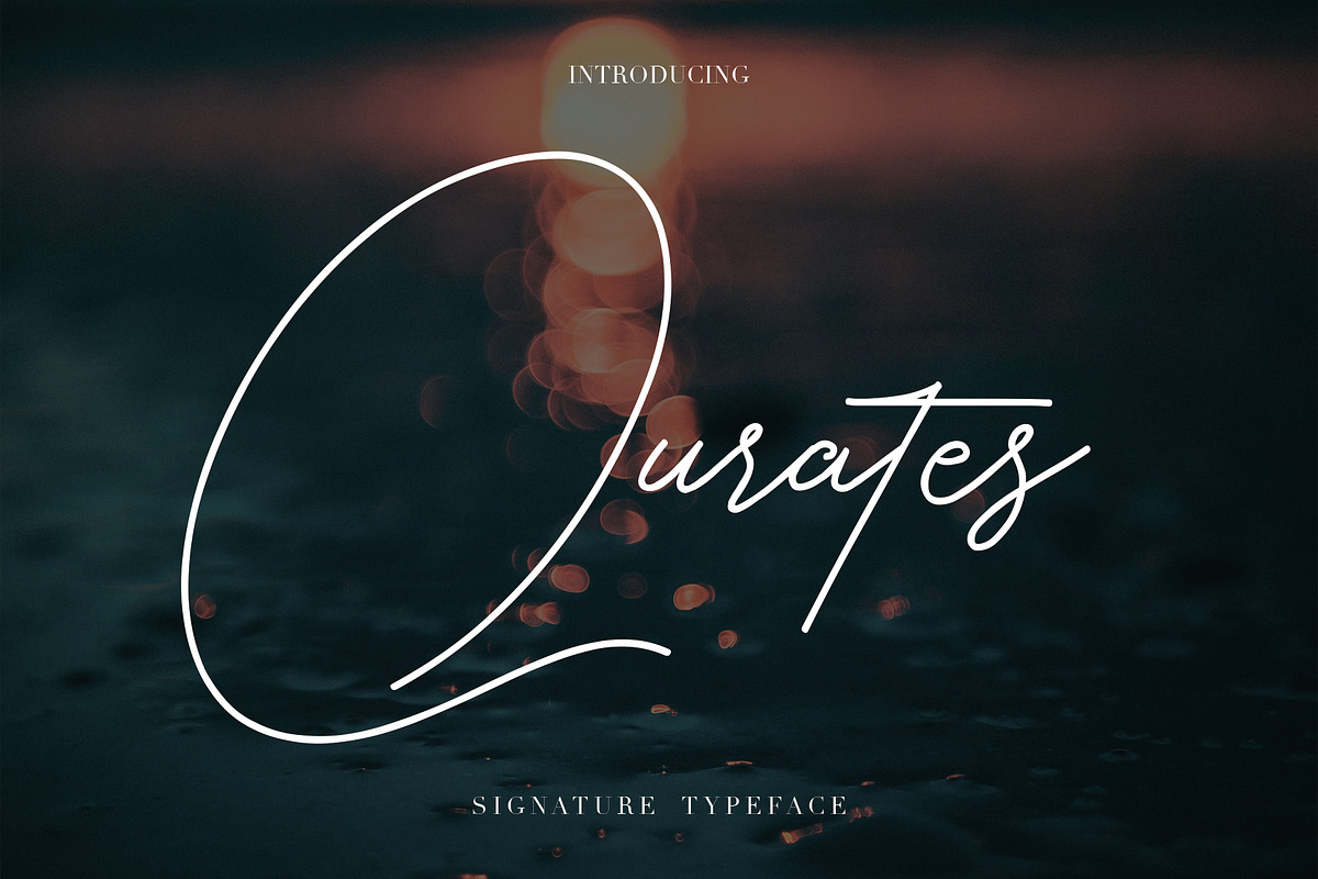 Qurates Signature  in Script Fonts - product preview 8