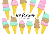 Ice Cream Clipart Illustrations