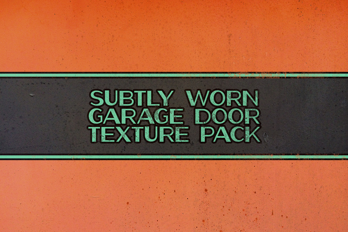 Subtly worn garage door texture pack in Textures - product preview 8