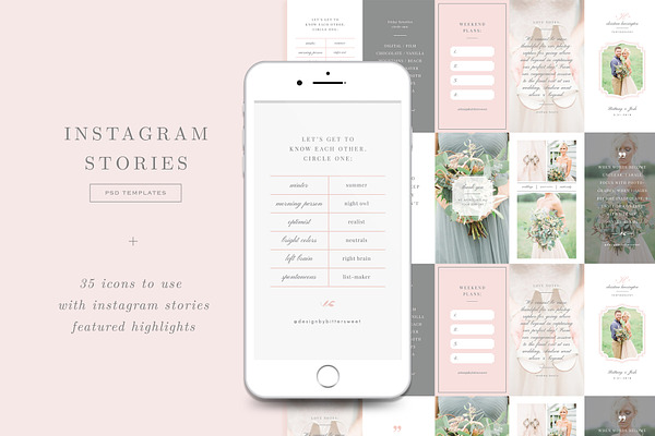 Instagram Stories Templates & Icons