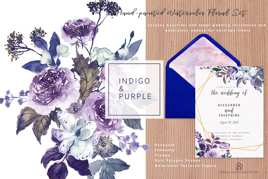 INDIGO & PURPLE in Graphics - product preview 8