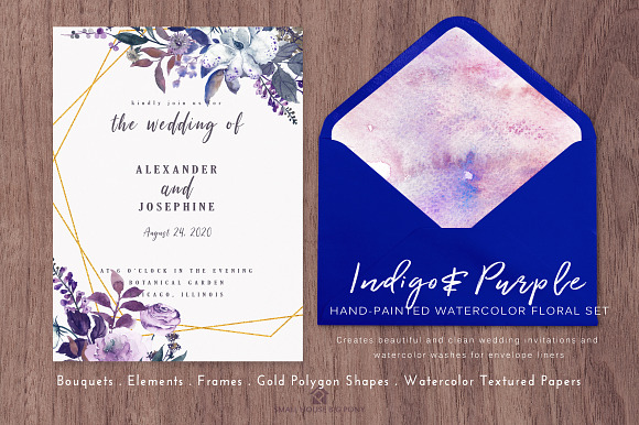 INDIGO & PURPLE in Graphics - product preview 4