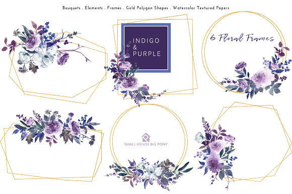 INDIGO & PURPLE in Graphics - product preview 6