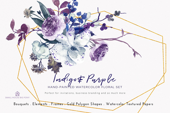 INDIGO & PURPLE in Graphics - product preview 11
