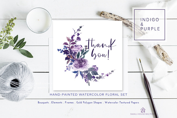 INDIGO & PURPLE in Graphics - product preview 12
