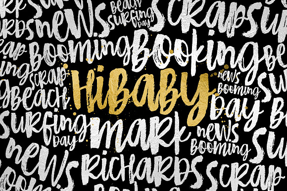 Hibaby Love Font in Love Fonts - product preview 3