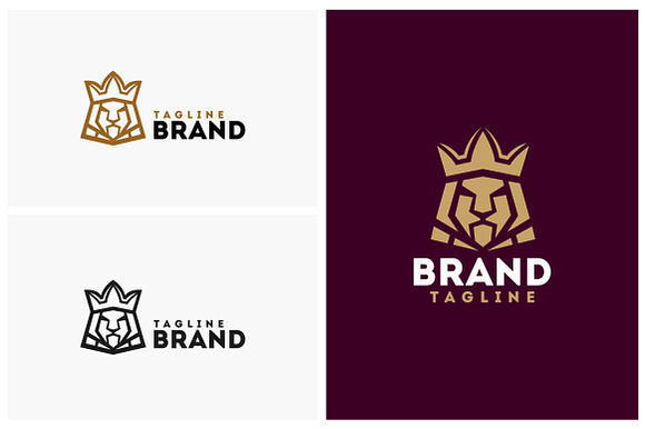 Lion King  in Logo Templates - product preview 1