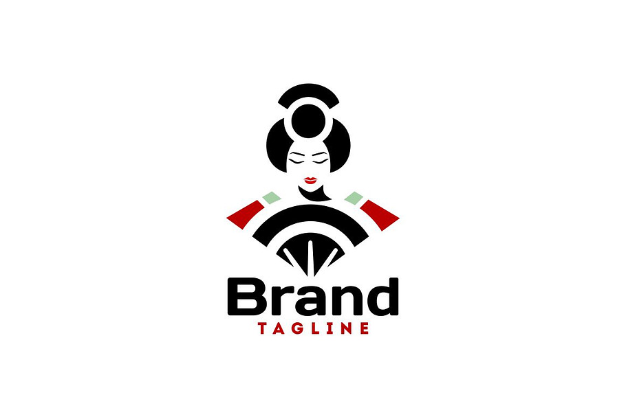 Geisha in Logo Templates - product preview 8