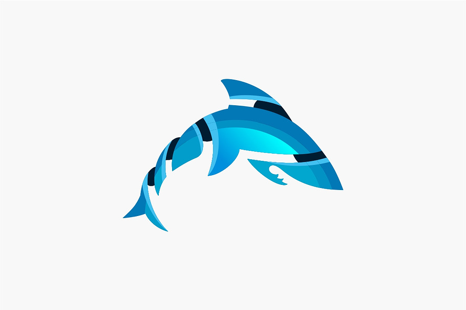 Shark in Logo Templates - product preview 8
