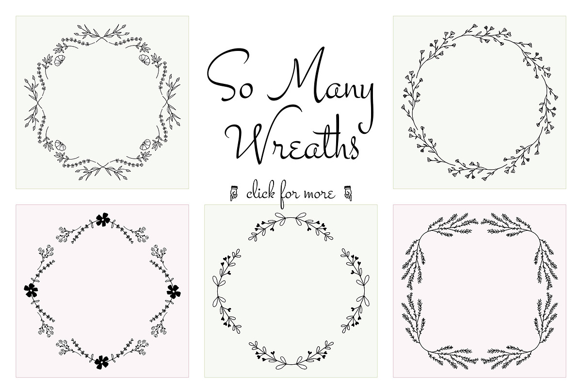 Romantic Wreaths in Illustrations - product preview 8