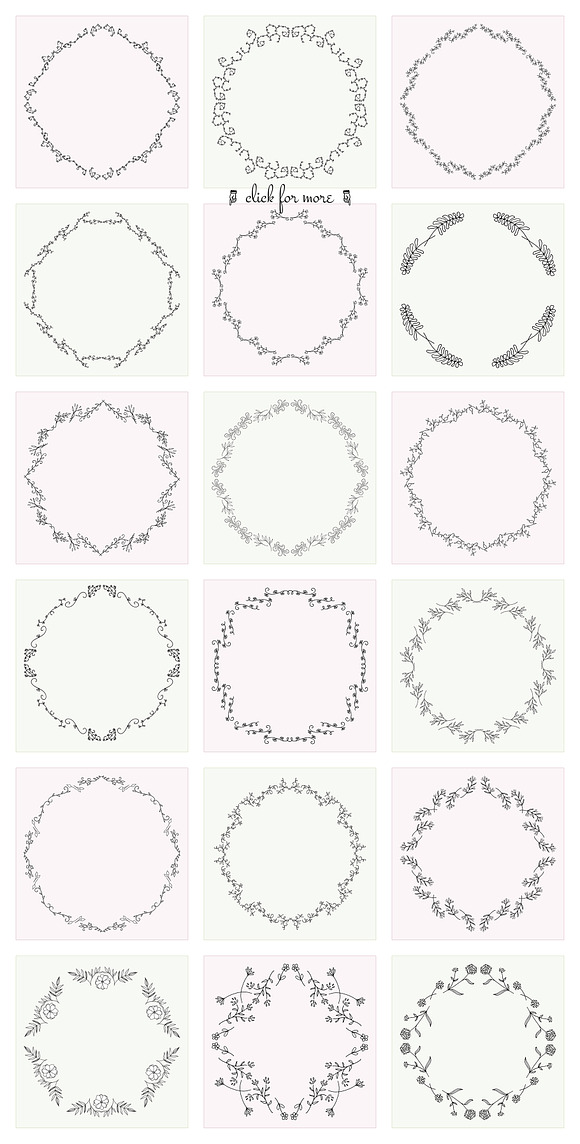 Romantic Wreaths in Illustrations - product preview 3