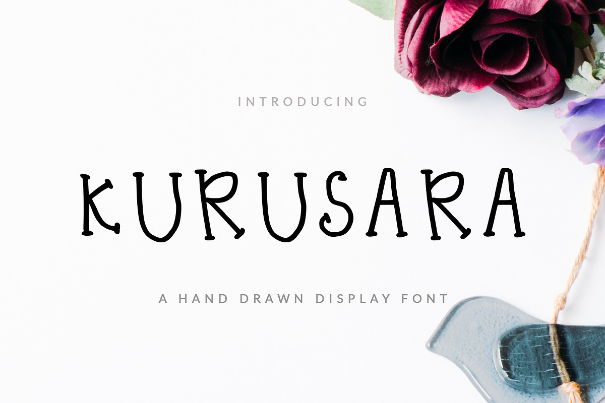 Kurussara Font Display & Childish in Display Fonts - product preview 8