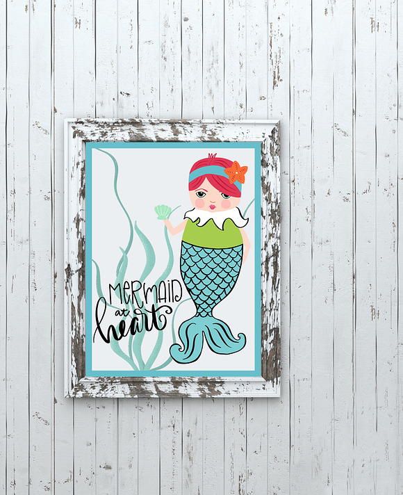Mermaid Kisses Graphics & Lettering in Illustrations - product preview 2