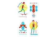 Go Play Do Skateboarding, 21 June Colorful Poster