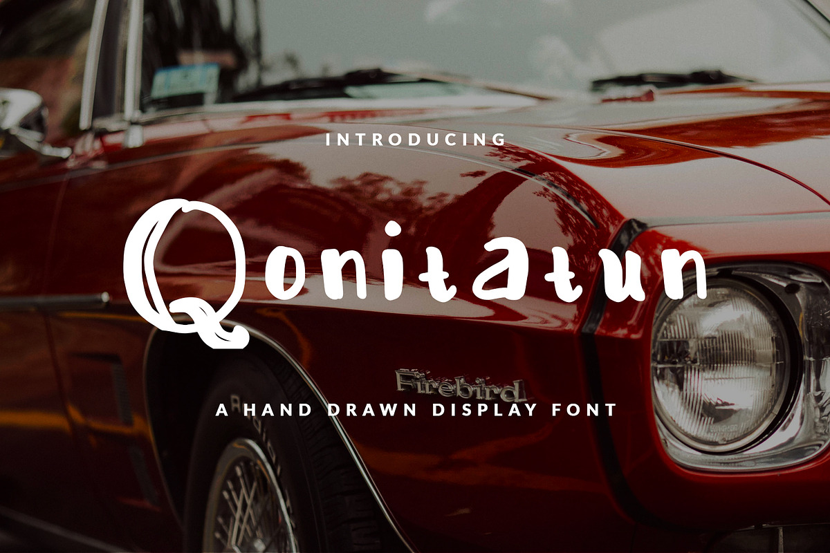 Qonitatun Font Display Feminine in Display Fonts - product preview 8