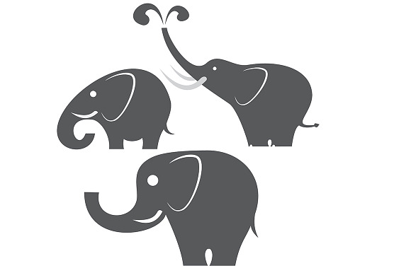 Elephants in Illustrations - product preview 2