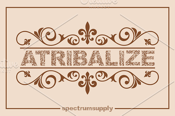 Atribalize Typeface + Extras in Display Fonts - product preview 1