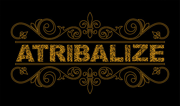 Atribalize Typeface + Extras in Display Fonts - product preview 2