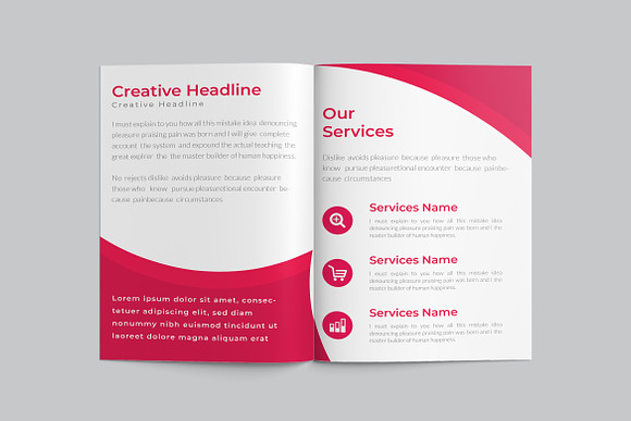 Creative Bifold Brochure in Brochure Templates - product preview 1