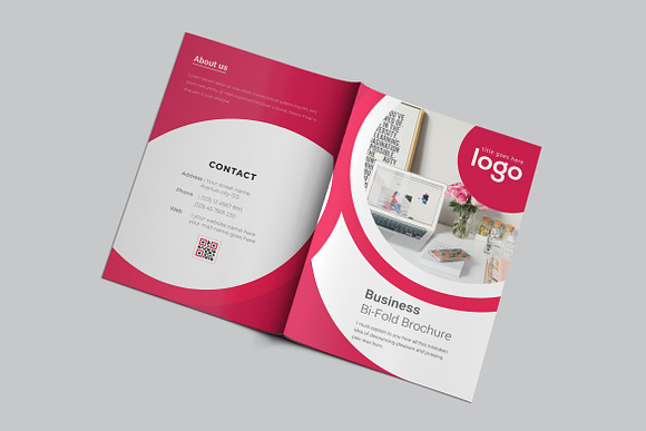 Creative Bifold Brochure in Brochure Templates - product preview 5