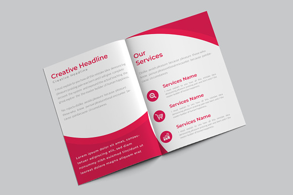 Creative Bifold Brochure in Brochure Templates - product preview 6