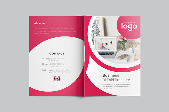 Creative Bifold Brochure in Brochure Templates - product preview 7