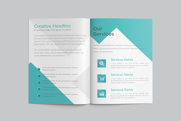 Business Bifold Brochure in Brochure Templates - product preview 1