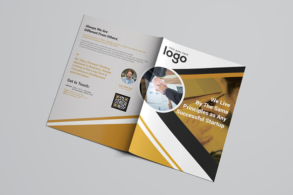 Creative Business Bifold Brochure in Brochure Templates - product preview 5