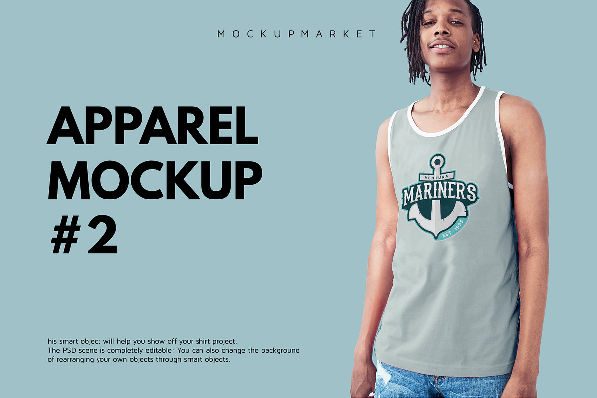 Jersey Man Mockup  in Product Mockups - product preview 8